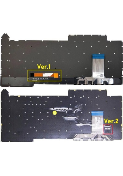 Asus G513ı, G513r, G513q Notebook Klavyesi, Laptop Tuş Takımı Siyah Tr Işıklı - Ver.1 4-zone Rgb / Kl1035