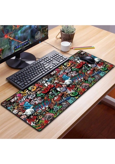 Paint Dikişli Mouse Pad 70 X 30 Cm