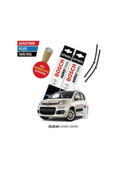 Bosch Aerotwin Plus Fiat Panda Silecek Takımı (2012-2014)