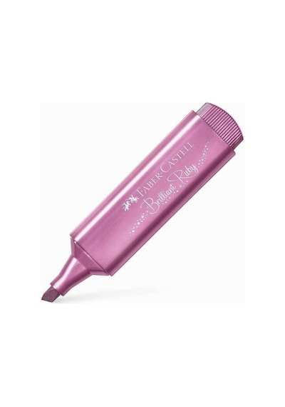Faber-Castell Fosforlu Kalem 46 Metalik Ruby Yakut
