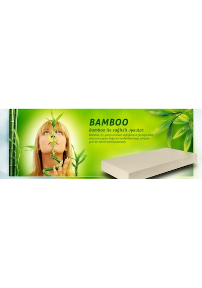 Babyhopeankara Ortopedik Bamboo Visco Yatak Tek Kişilik Yatak