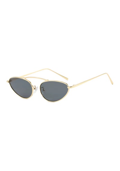 Orveno Altın Metal Çerçeve Füme Cam Pilot Vintage Retro Güneş Gözlüğü Rose Gold