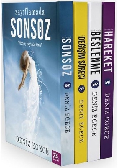 Deniz Egece Zayıflama ve Sağlık Seti - 4 Kitap Takım - Deniz Egece - Egece Yayınları