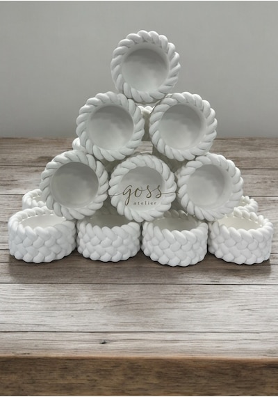 Bernami Mum Pinterest El Yapımı Örgü Model Beton Mumluk 20 Adet Mini Kase Hediyelik Nişan, Kına, Düğün Diğer