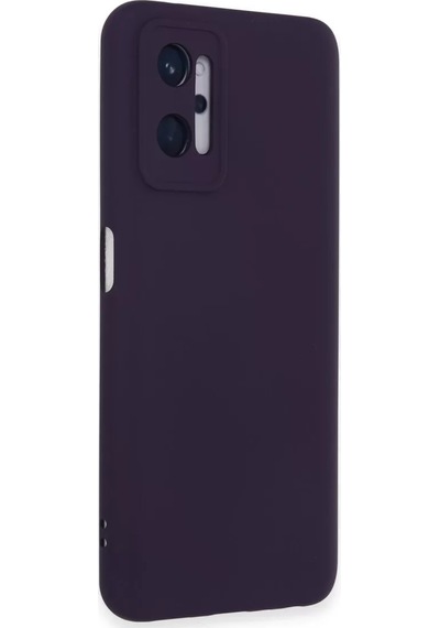 Newface Realme 9i 4g Kılıf Nano İçi Kadife Silikon - Mor