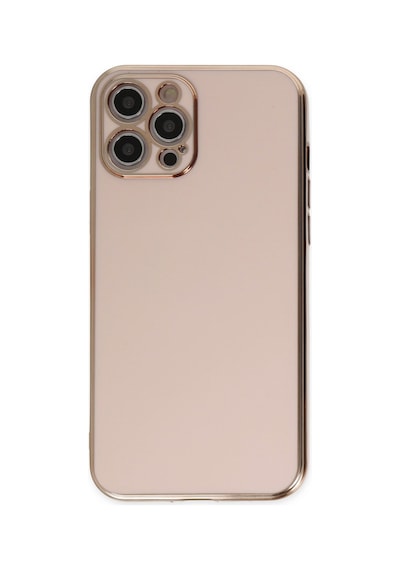 Apple iPhone  Uyumlu - 12 Pro Kılıf Volet Silikon - Pembe
