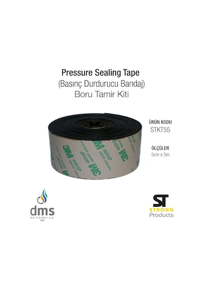 Pressure Sealing Tape (Basınç Durdurucu Bandaj) 5Cm X 5M
