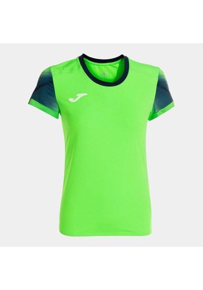 Joma Elite Xı Kadın Tişört-7986 Fosforlu Yeşil, Lacivert Yeşil - Lacivert