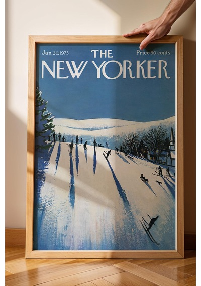 The New Yorker Çerçeveli Tablo January 20 1973