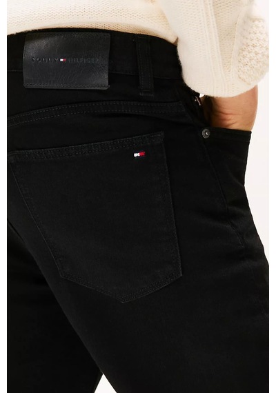 Tommy Hilfiger Erkek Bleecker Slim Fit Jean Pantolon - Siyah Burn Black