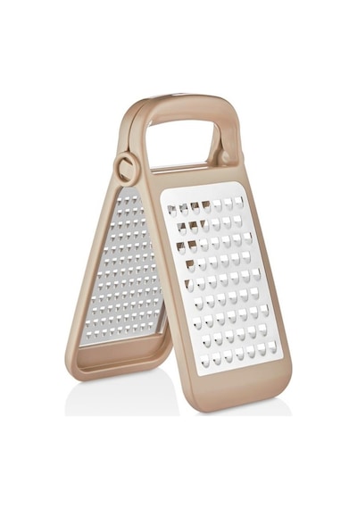 Flosoft Ayrılabilir Inox Paslanmaz Çelik Rende, Pratik Katlanabilir Özel Tasarım Rende Bej