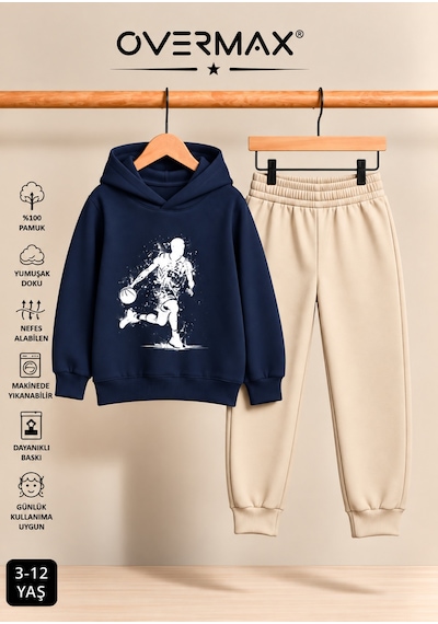 Overmax Top Süren Adam Baskılı Kapüşonlu Sweatshirt Eşofman Takımı- 3-12 Yaş Lacivert-bej - 924897013 Lacivert-bej Overmax Top Süren Adam Baskılı Kapüşonlu Sweatshirt Eşofman Takımı- 3-12 Yaş Lacivert-bej - 924897013 Lacivert-bej