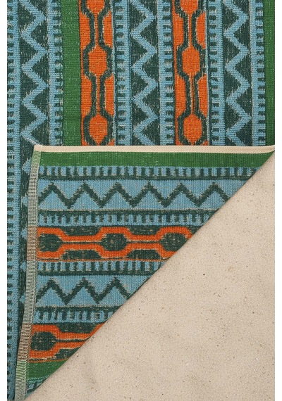 Turkuaz Sahara %100 Pamuklu Plaj Havlusu 70x140 Cm Çok Renkli
