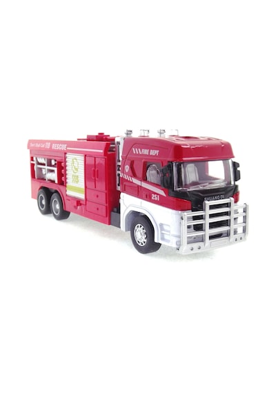 Die Cast Model Çek Bırak Merdivenli İtfaiye Kamyonu
