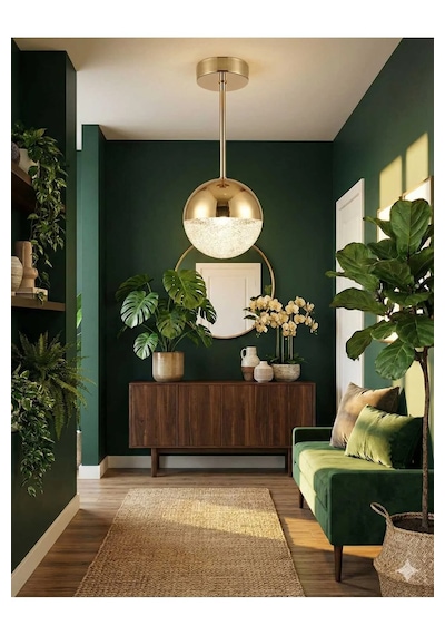 Bohem Aydınlatma Tavana Sıfır Gold 3 Renk Led Modern Top Avize Antre/hol Banyo Avizesi Gold 1