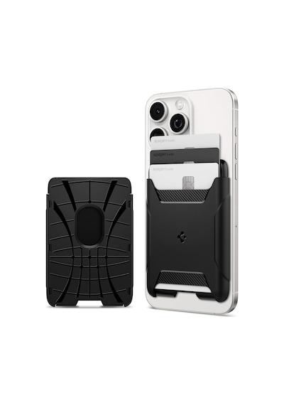 Magsafe Destekli Cüzdan Rugged Armor 2 Mag Fit 3 Kartlık Siyah - Afa07150