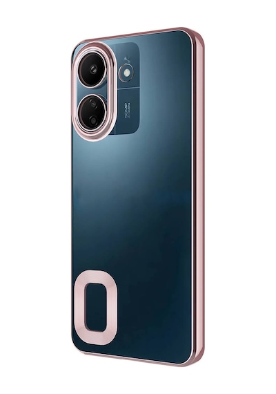 Poco C65 Kılıf Kamera Korumalı Logo Gösteren Zore Omega Kapak-derin Mor Derin Mor