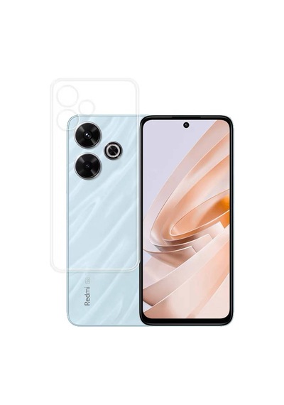 Xiaomi Redmi 13 4g Kılıf Zore Süper Silikon Kapak Seffaf
