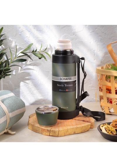 Schafer Steely Termos 1.5 L-yeşil Yeşil
