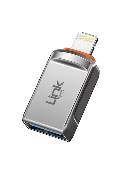 Linktech O198 Usb - İph Lightning Otg Dönüştürücü Çevirici Metal Adaptör
