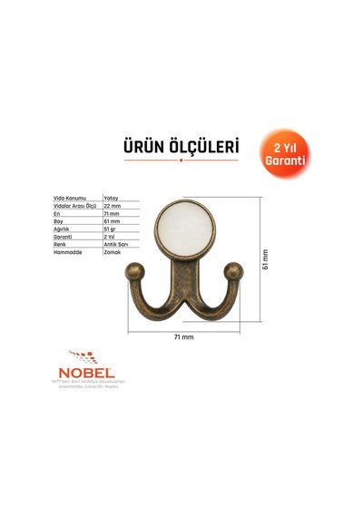 Mi Sket Askı, Metal Vestiyer Askısı, Anti K Sari , Duvar Ve Dolap Askılığı 5'li Set Vidalı