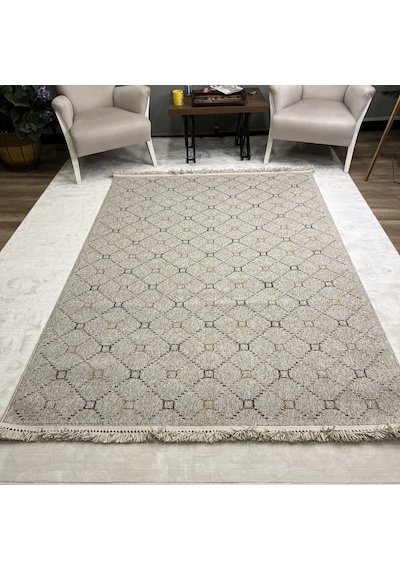 Sanat Halı Lora Plus 3925 Bej İskandinav Halı
