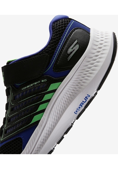 Skechers Go Run Consistent 2.0 Büyük Erkek Çocuk Siyah Koşu Ayakkabısı 405043l Bblm Siyah