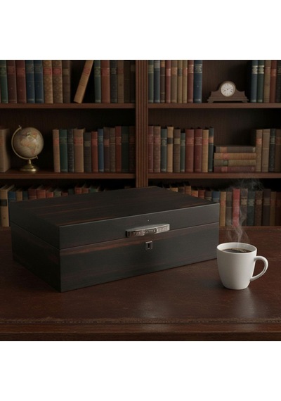 The White Spot Humidor Puro Kutusu Macassar 100's