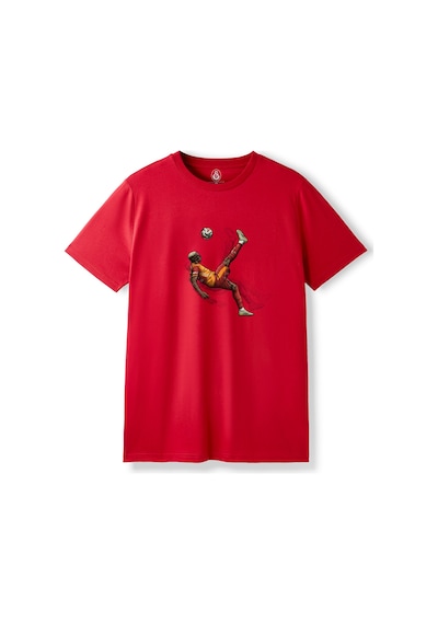 Gsstore Galatasaray V. Osimhen Artwork T-shirt E252999 Kırmızı