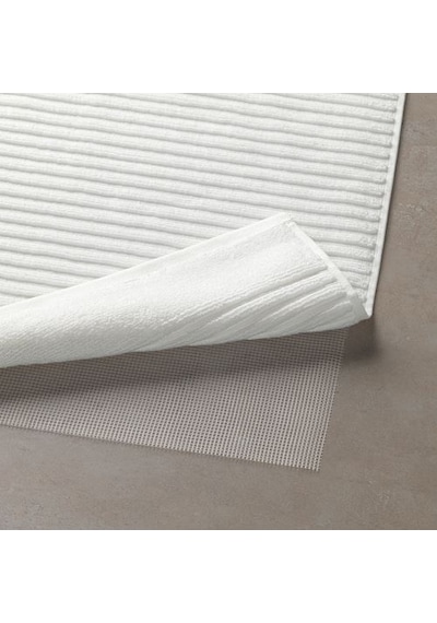 Banyo Paspası Pamuk, 50x80 cm Beyaz Renk Beyaz