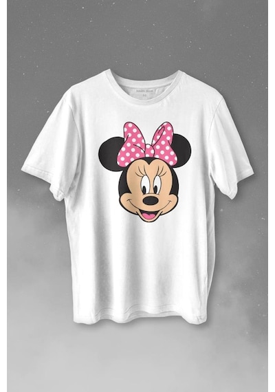 Mickey Mınnıe Mouse Çocuk Kız Baskılı Tişört Unisex T-shirt 001
