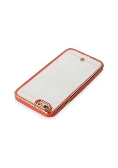 Newface Apple iPhone Uyumlu 6 Kılıf Liva Lens Silikon - Kırmızı