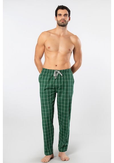 Cacharel Erkek Dokuma Pijama Tek Alt 2240/yeşil 4 Çok Renkli