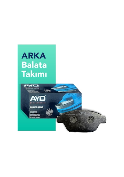 Ayd Citroen Berlingo Arka Fren Balata Takımı (2018-2025)