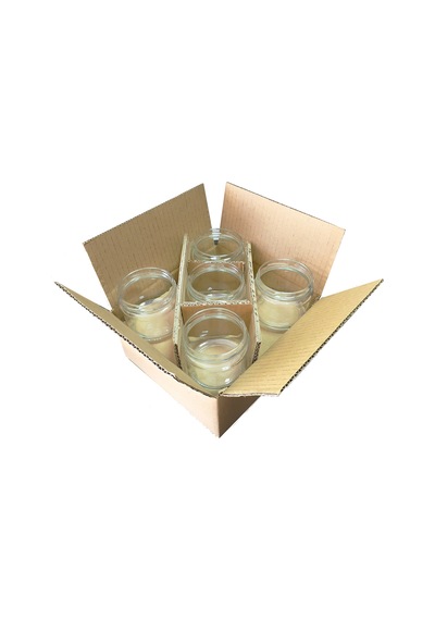 Afracam 300 ML Siyah Metal Kapaklı Şeffaf Cam Kavanoz 10 Adet