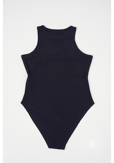 Bigdart Kadın Halter Yaka Çıtçıtlı Body 972 - Lacivert