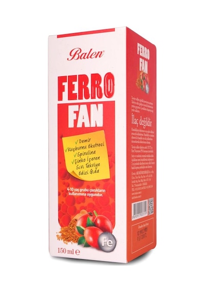 Balen Ferrofan Bitkisel Sıvı Ekstrakt 150 ml (şurup)
