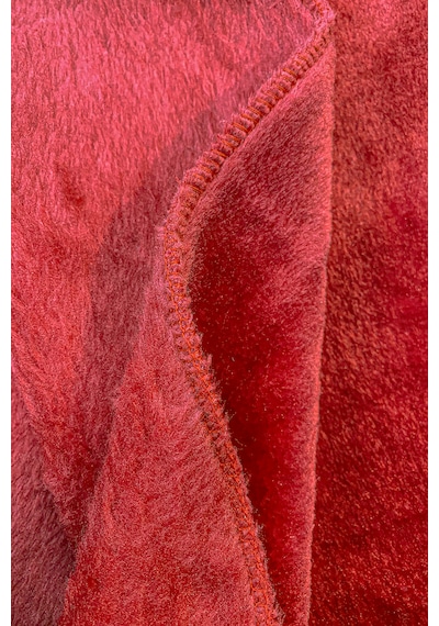 Warm Embrase Kırmızı Çift Kişilik Peluş Battaniye Kırmızı
