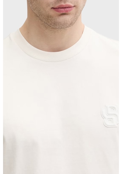 Boss % 100 Pamuk Regular Fit Bisiklet Yaka T Shirt Erkek T Shirt 50565044 118 Bej