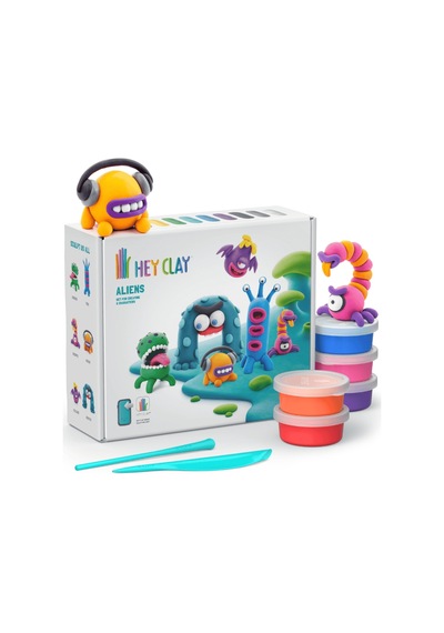 Hey Clay Yaratıcı Kil Seti - Aliens