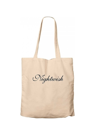 Nightwish Logo Krem Kanvas Bez Çanta Krem
