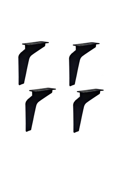 4 Adet Kartal Ayak Metal 17 Cm Mat Siyah Mobilya Koltuk Ayağı