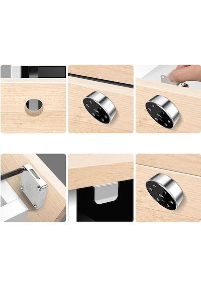 Ayt Powermaster Pm-26730 Çekmece Dolap Kilidi Dijital Numaralı Standart Gömme Kilit