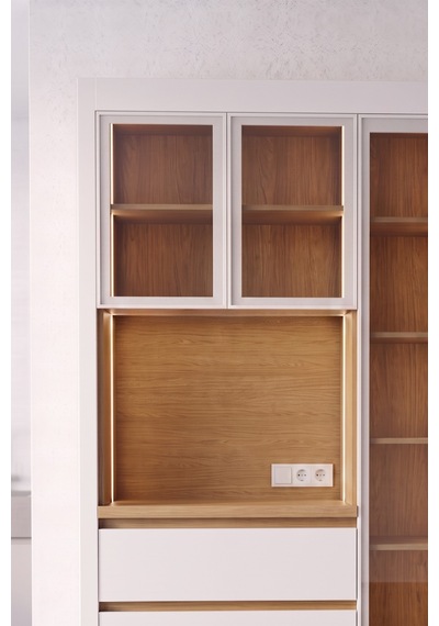 Nero Kahve Köşesi Multi 125 Cm Beyaz - Meşe Nero Kahve Köşesi Multi 125 Cm Beyaz - Meşe