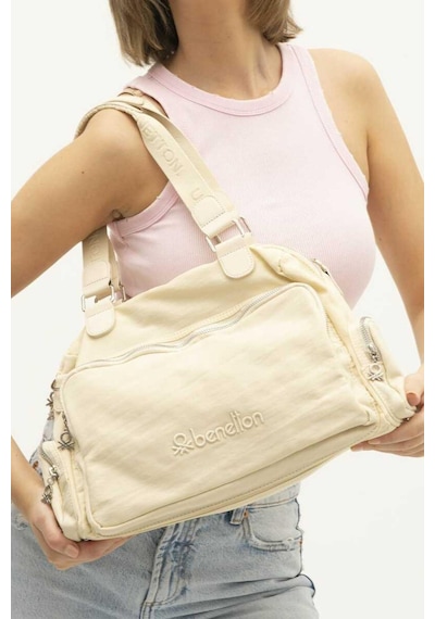 United Colors Of Benetton Bnt-1174 Kadın Omuz & Kol Çantası BNT-1174-R0152 Bej