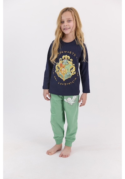 Harry Potter Lisanslı Lacivert Kız Çocuk Ribanalı Pijama Takımı 5274-28038 Lacivert Harry Potter Lisanslı Lacivert Kız Çocuk Ribanalı Pijama Takımı 5274-28038 Lacivert