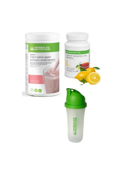 Set Ahududu Beyaz Çikolata Shake 50 Gr Limon Aromalı Çay Ve Shaker
