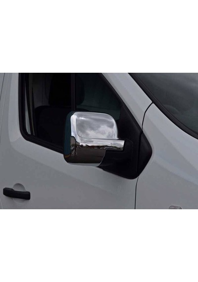 Renault Trafic Ayna Kapağı Set - Abs Krom 2014-2022 Arası
