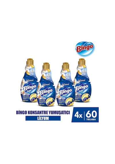 Soft Konsantre Çamaşır Yumuşatıcısı Lilyum 4 x 1440 ML
