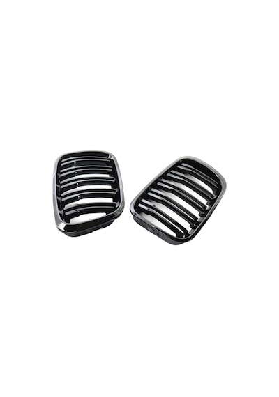Bmw E46 02-04 Çıft Çızgı M Panjur Böbrek